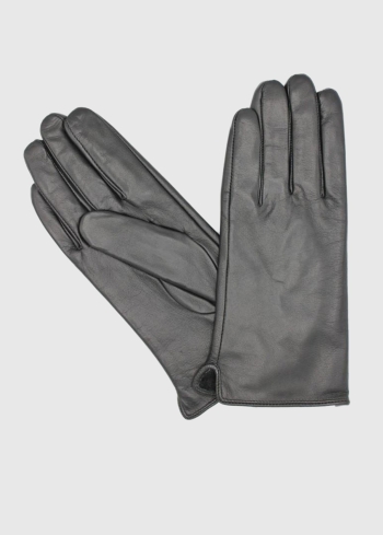 Osanna black womens leather gloves
