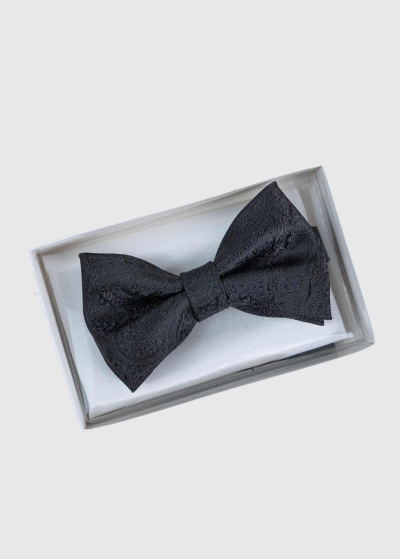 Black men's bow tie