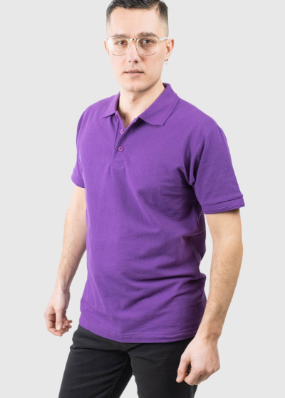 Ermanno purple men's Polo Shirt