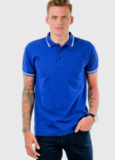 Fausto blue men's Polo Shirt