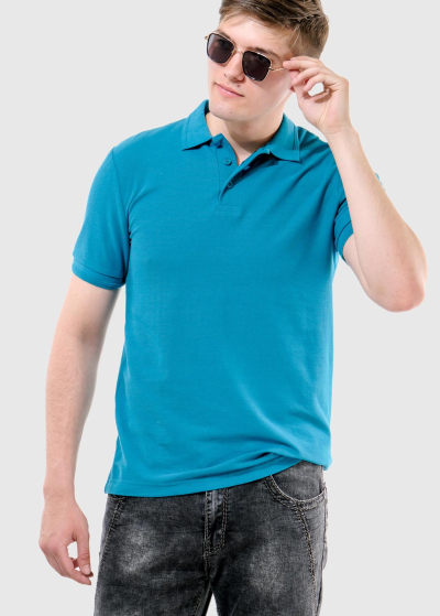 Ermanno turquoise men's Polo Shirt