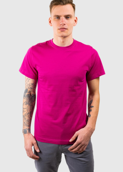 Aurelio Simple dark pink men's t-shirt