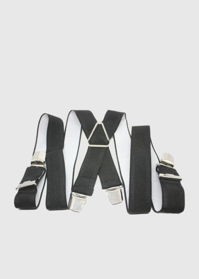 Fulgenzio black men's suspenders