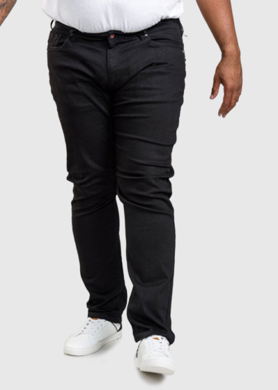 Isacco Regular Fit черные мужские джинсы Большого Размера