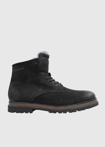 Bugatti Nico black warm leather boots