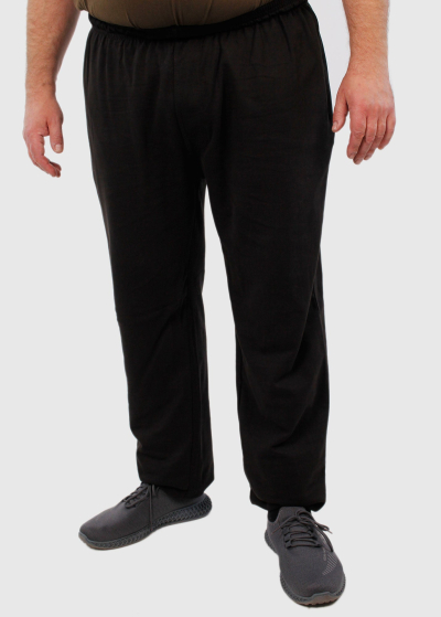 Jacopo Plus Size черные мужские спортивные штаны