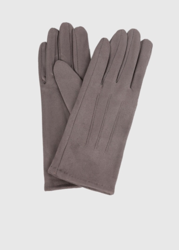 Marinella dark grey women's gloves