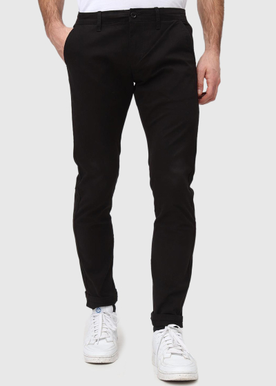 Marino black men's pants with pockets