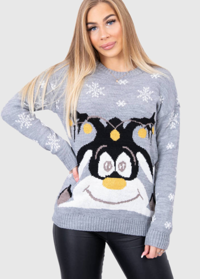 Iolanda grey printed sweater