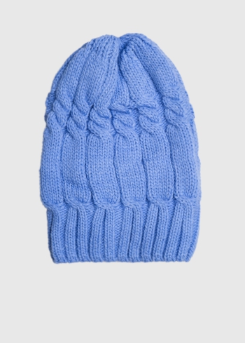 Feliciana blue knitted hat