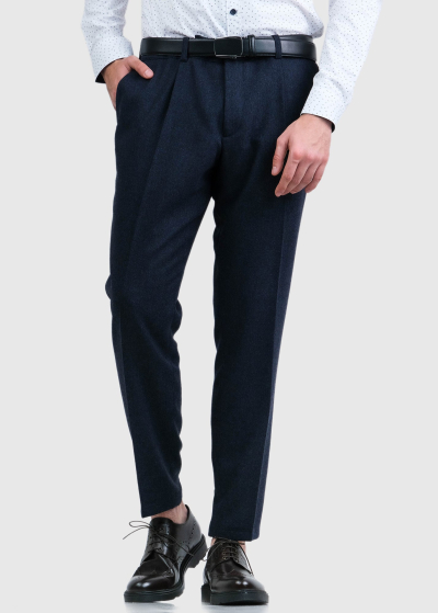 Federico dark blue men's pants