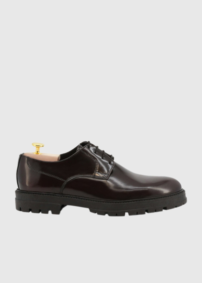 Bordo leather brogue shoes