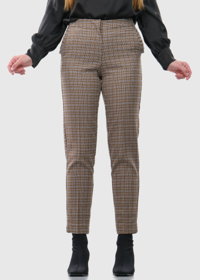Dina womens checkered pants