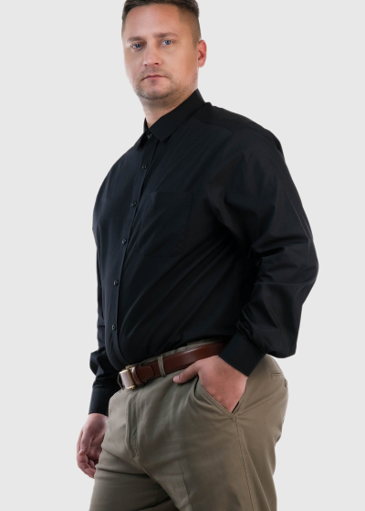 Luciano Slim Fit черная рубашка