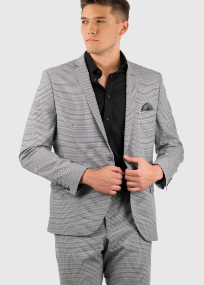 Alfeo Slim Fit grey woolen suit 