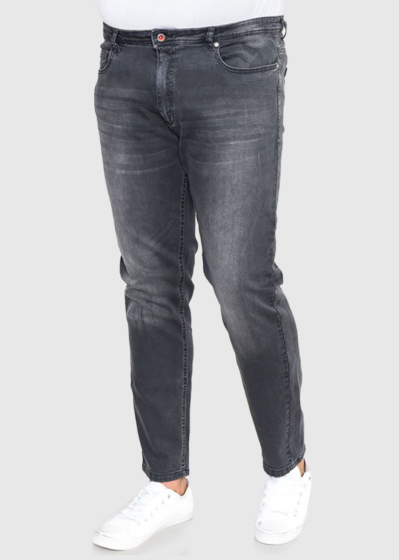 Cirillo Regular Fit Plus Size dark grey jeans