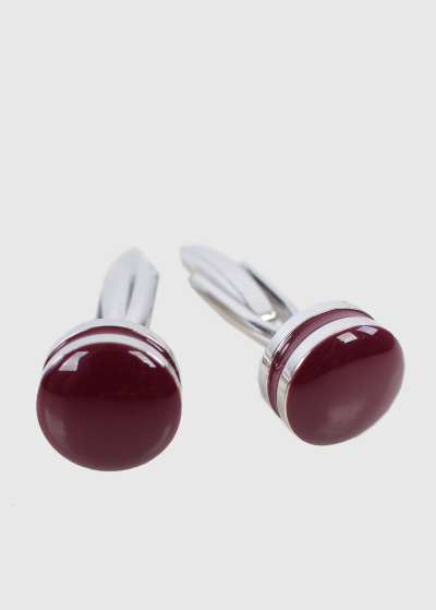Bordo men's round cufflinks