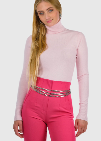 Perla pink women's turtleneck