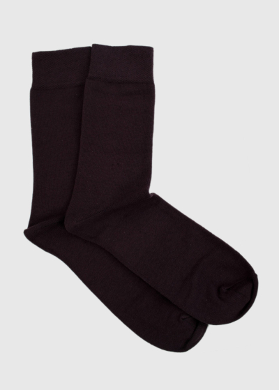 Efisio dark brown men's socks