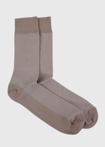 Bernardo beige men's socks