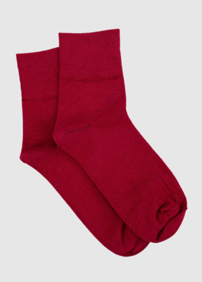 Felicia red women's socks