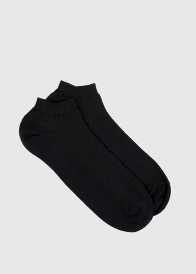 Edoardo black men's short socks