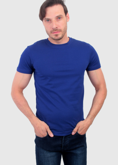 Celso Slim Fit blue men's t-shirt