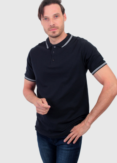 Fausto dark blue men's Polo Shirt