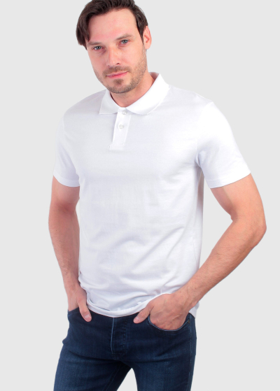 Enrico white men's Polo Shirt