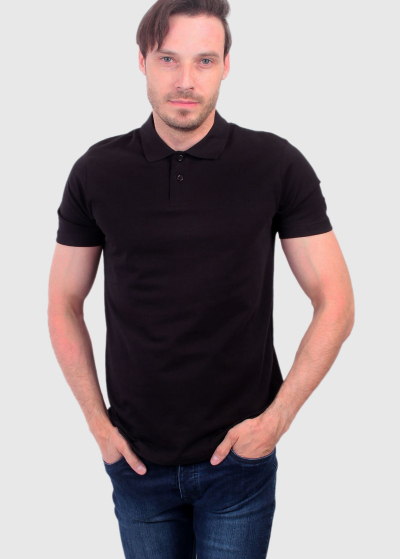 Enrico black men's Polo Shirt