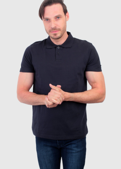 Enrico dark blue men's Polo Shirt