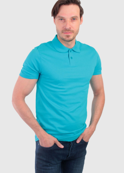 Enrico turquoise men's Polo Shirt