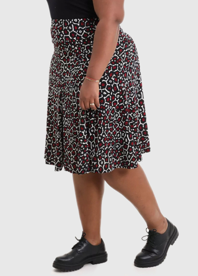 Addolorata Plus Size printed skirt