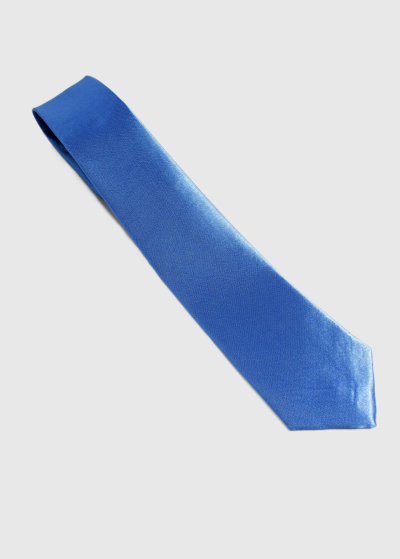 Silvestro blue men's tie