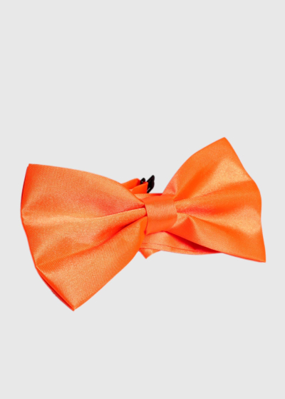 Silvano orange men's bow tie