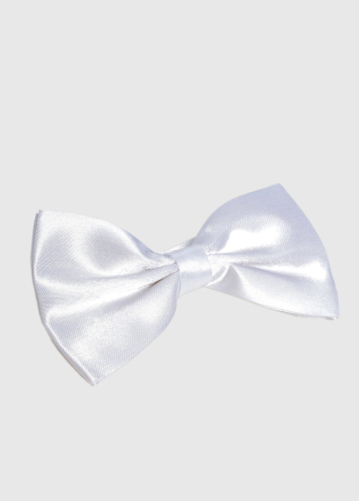 Silvano white men's bow tie