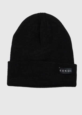 Romina черная шапка с логотипом