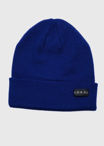 Romina blue hat with logo