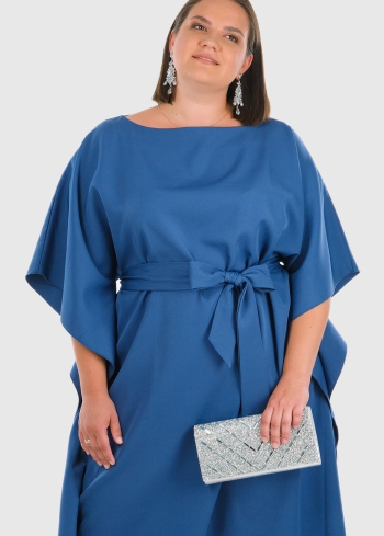 Agata Plus Size blue dress