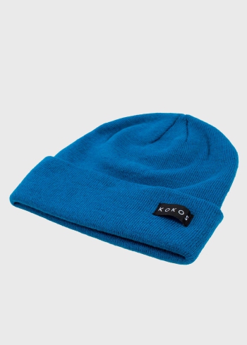 Romina blue hat with logo
