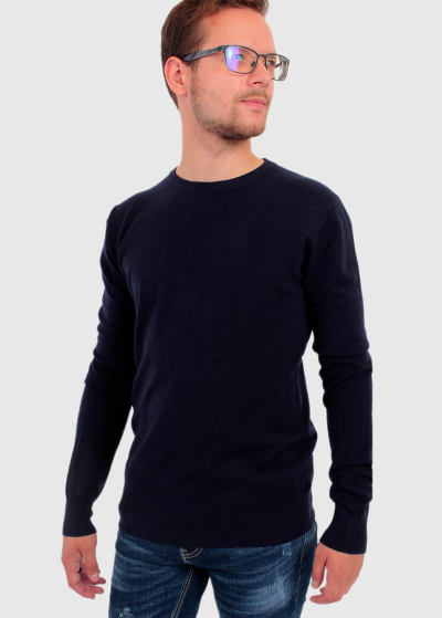 Samuele dark blue men's sweater