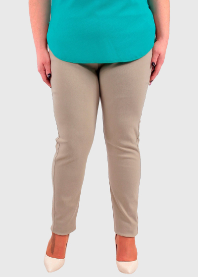 Neiva Plus Size beige pants