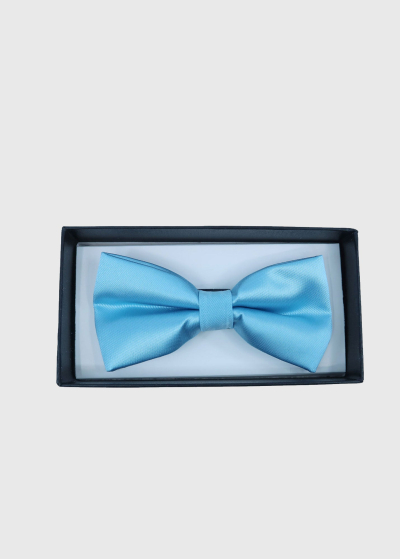 Orfeo light blue men's bow tie