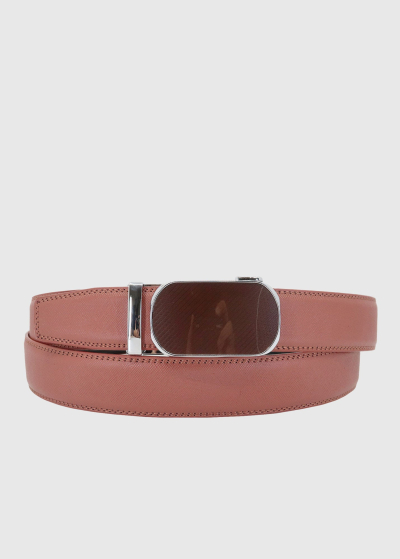 Abramo light brown leather belt