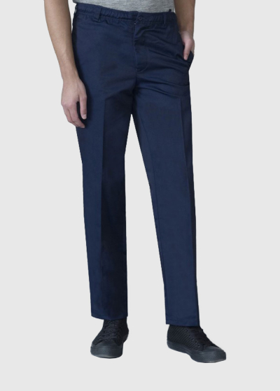 Ezechiele Plus Size men's navy trousers