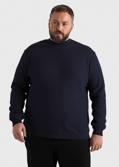 Calogero Plus Size silts zils džemperis