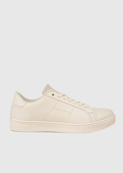 Graziano beige men's lace up sneakers