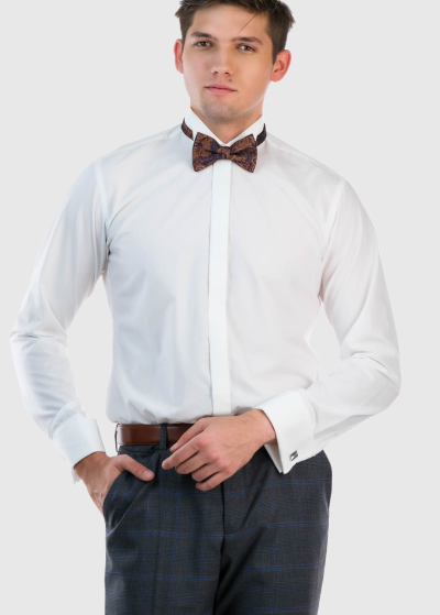 Slim Fit men's white shirt