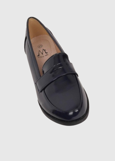 Edda dark blue women's loafers 