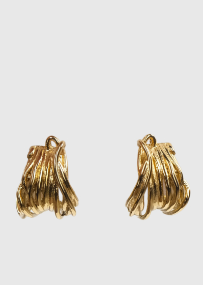 Isa gold-colored women's earrings